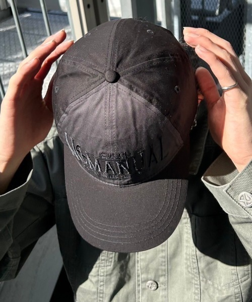 【NOMANUAL】2C TRUCKER BALL CAP 2色 ★韓国の大人気★ 2C TRUCKER BALL CAP - BLACK
