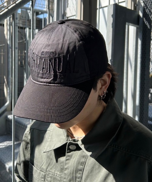 【NOMANUAL】2C TRUCKER BALL CAP 2色 ★韓国の大人気★ 2C TRUCKER BALL CAP - BLACK