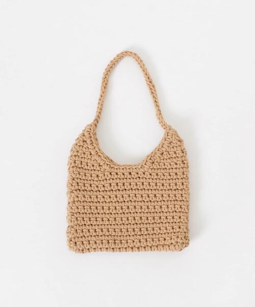 SMELLY（スメリー）の「クロシェミニトート（ハンドバッグ・レディース・ベージュ/アイボリー・-）」の9枚目の写真