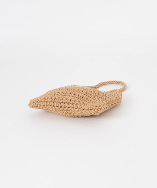 SMELLY（スメリー）の「クロシェミニトート（ハンドバッグ・レディース・ベージュ/アイボリー・-）」の10枚目の写真