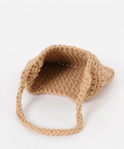 SMELLY（スメリー）の「クロシェミニトート（ハンドバッグ・レディース・ベージュ/アイボリー・-）」の11枚目の写真