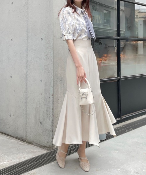 NOMAE（ノーマエ）の「スカーフ付き半袖ブラウス（シャツ/ブラウス・レディース・ホワイト系その他/ピンク/ブルー/ブラック・FREE）」の9枚目の写真