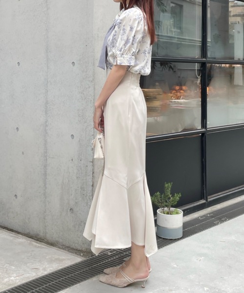 NOMAE（ノーマエ）の「スカーフ付き半袖ブラウス（シャツ/ブラウス・レディース・ホワイト系その他/ピンク/ブルー/ブラック・FREE）」の11枚目の写真