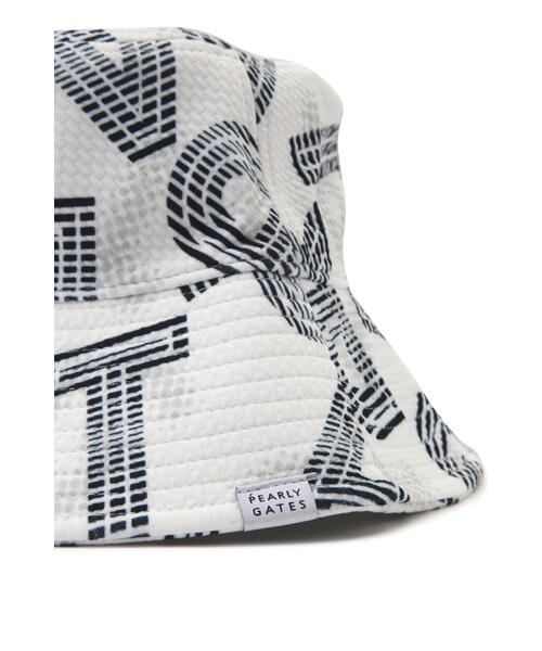 パーリーゲイツ ランダムロゴプリントハット (UNISEX)