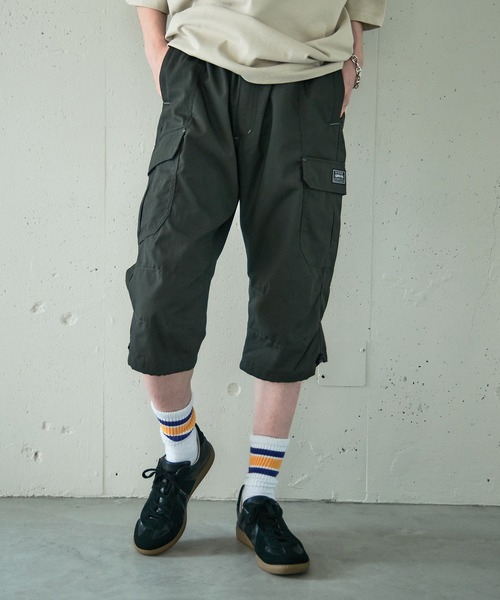 OUTDOOR PRODUCTS（アウトドアプロダクツ）の「【OUTDOOR PRODUCTS】TCウェザーカーゴ7分丈パンツ  082090（カーゴパンツ・メンズ・ブラック/ベージュ/カーキ・LL/M/L）」の3枚目の写真