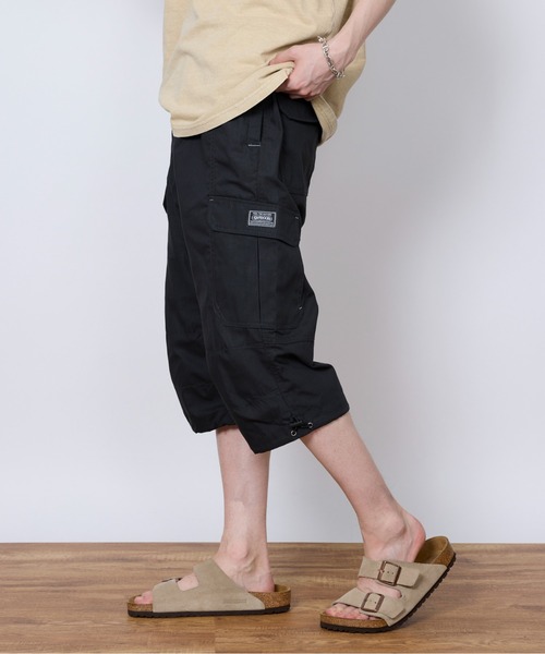 OUTDOOR PRODUCTS（アウトドアプロダクツ）の「【OUTDOOR PRODUCTS】TCウェザーカーゴ7分丈パンツ  082090（カーゴパンツ・メンズ・ブラック/ベージュ/カーキ・LL/M/L）」の5枚目の写真