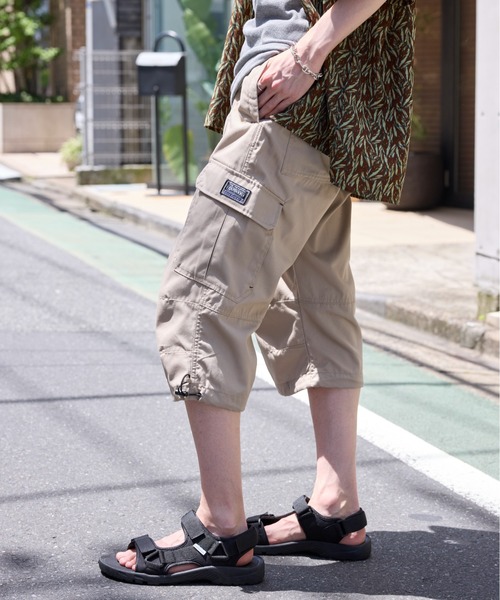 OUTDOOR PRODUCTS（アウトドアプロダクツ）の「【OUTDOOR PRODUCTS】TCウェザーカーゴ7分丈パンツ  082090（カーゴパンツ・メンズ・ブラック/ベージュ/カーキ・LL/M/L）」の12枚目の写真