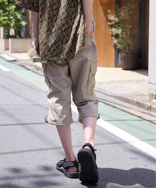 OUTDOOR PRODUCTS（アウトドアプロダクツ）の「【OUTDOOR PRODUCTS】TCウェザーカーゴ7分丈パンツ  082090（カーゴパンツ・メンズ・ブラック/ベージュ/カーキ・LL/M/L）」の13枚目の写真