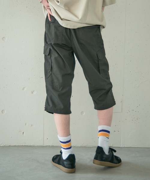 OUTDOOR PRODUCTS（アウトドアプロダクツ）の「【OUTDOOR PRODUCTS】TCウェザーカーゴ7分丈パンツ  082090（カーゴパンツ・メンズ・ブラック/ベージュ/カーキ・LL/M/L）」の22枚目の写真