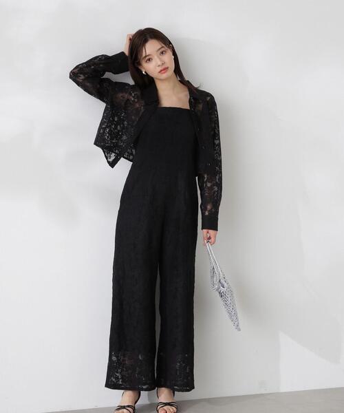 PROPORTION BODY DRESSING(プロポーションボディドレッシング)の「メッシュレースシャツ / 1214110410(シャツ/ブラウス・レディース・ブラック/ホワイト・FREE)」の10枚目の写真