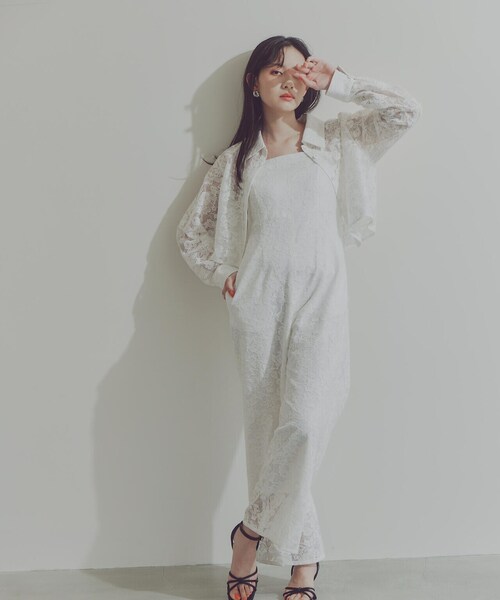 PROPORTION BODY DRESSING(プロポーションボディドレッシング)の「メッシュレースシャツ / 1214110410(シャツ/ブラウス・レディース・ブラック/ホワイト・FREE)」の19枚目の写真