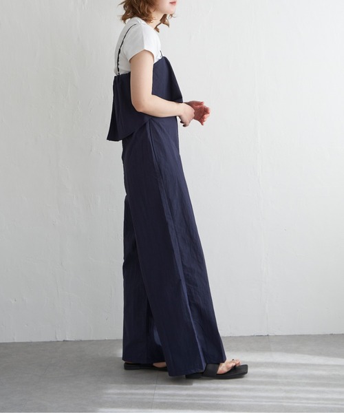 notch.（ノッチ）の「ビスチェ風サロペット（サロペット/オーバーオール・レディース・ネイビー/ベージュ・M）」の11枚目の写真