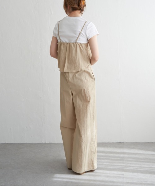 notch.（ノッチ）の「ビスチェ風サロペット（サロペット/オーバーオール・レディース・ネイビー/ベージュ・M）」の6枚目の写真