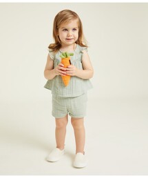 ダブルガーゼブラウス＆ショートパンツセット