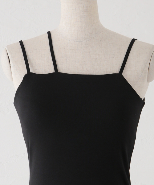 JOINT WORKS（ジョイントワークス）の「【COMMRE / コムル】2WAY ストラップキャミ（キャミソール・レディース・ブラック/ホワイト・FREE）」の5枚目の写真