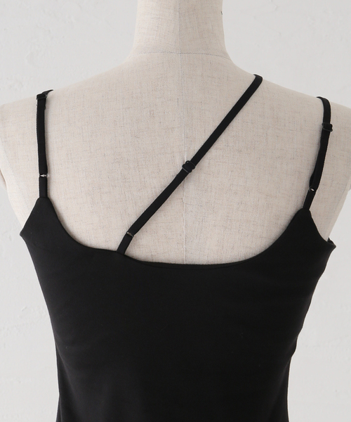 JOINT WORKS（ジョイントワークス）の「【COMMRE / コムル】2WAY ストラップキャミ（キャミソール・レディース・ブラック/ホワイト・FREE）」の6枚目の写真