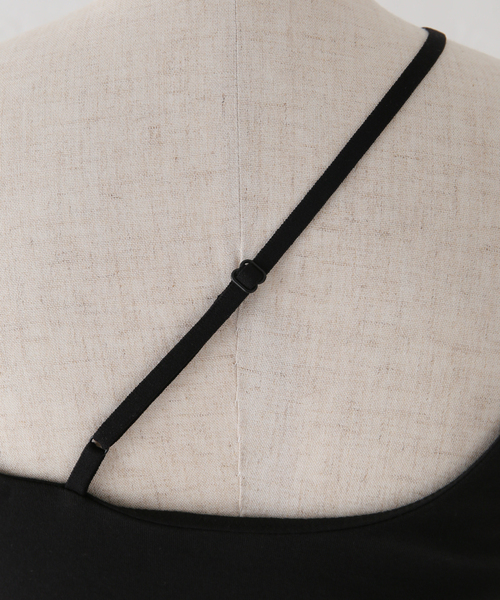 JOINT WORKS（ジョイントワークス）の「【COMMRE / コムル】2WAY ストラップキャミ（キャミソール・レディース・ブラック/ホワイト・FREE）」の7枚目の写真