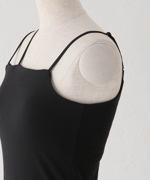 JOINT WORKS（ジョイントワークス）の「【COMMRE / コムル】2WAY ストラップキャミ（キャミソール・レディース・ブラック/ホワイト・FREE）」の8枚目の写真