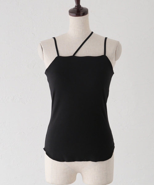 JOINT WORKS（ジョイントワークス）の「【COMMRE / コムル】2WAY ストラップキャミ（キャミソール・レディース・ブラック/ホワイト・FREE）」の10枚目の写真