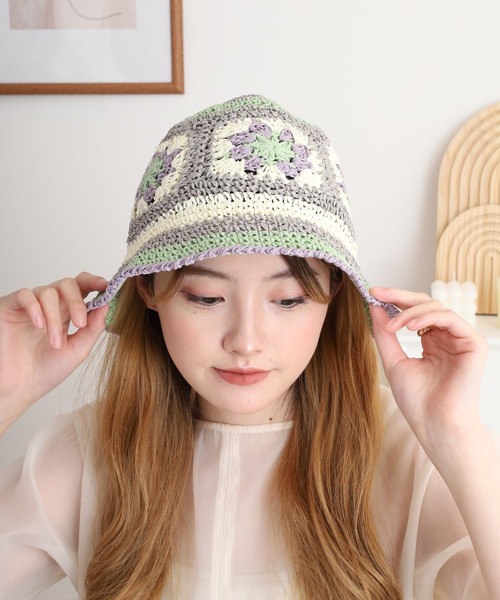 Sense of Grace（センスオブグレース）の「フラワーモチーフ ペーパーハット（ハット・レディース・ブラック/オレンジ/ナチュラル/ベージュ/アッシュ/ブラック系その他・FREE）」の20枚目の写真