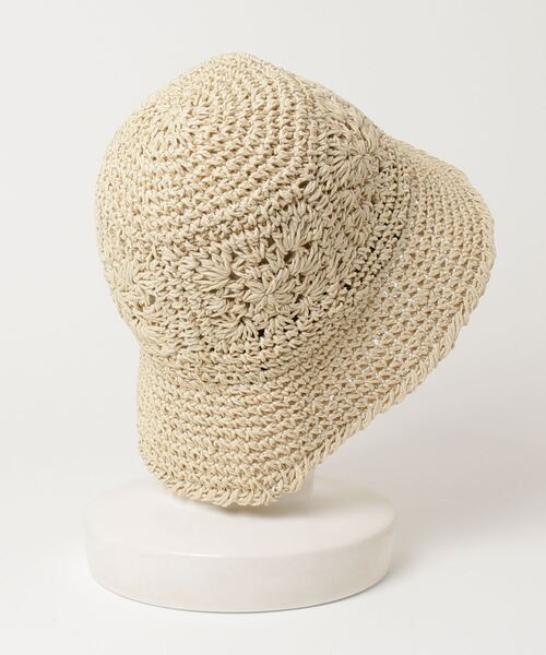 Sense of Grace(センスオブグレース)の「フラワーモチーフ ペーパーハット(ハット・レディース・ブラック/オレンジ/ナチュラル/ベージュ/アッシュ/ブラック系その他・FREE)」の15枚目の写真