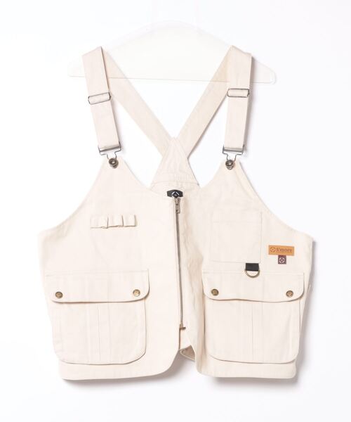 S'more(スモア)の「Fireproofing campvest(ベスト・レディース・カーキ/ベージュ・MEDIUM/LARGE)」の2枚目の写真