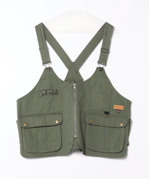 S'more(スモア)の「Fireproofing campvest(ベスト・レディース・カーキ/ベージュ・MEDIUM/LARGE)」の1枚目の写真