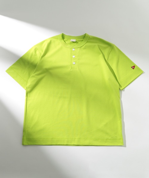 Healthknit(ヘルスニット)の「【Healthknit】ドライジャージー ヘンリーネックTシャツ /51038(Tシャツ/カットソー・メンズ・チャコールグレー/ホワイト/イエロー・M/L)」の8枚目の写真