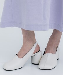 STUDIOUS | 【STUDIOUS/ステュディオス】ラウンドシェイプバックストラップパンプス(パンプス)