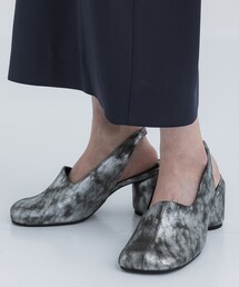 STUDIOUS | 【STUDIOUS/ステュディオス】ラウンドシェイプバックストラップパンプス(パンプス)