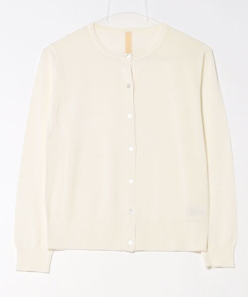 Q（キュー）の「UVクルーカーデ（カーディガン/ボレロ・レディース・グリーン系/ホワイト/ラベンダー・MEDIUM）」の7枚目の写真