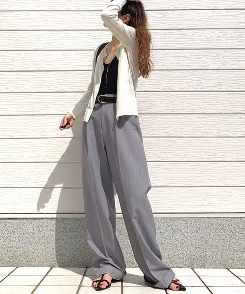 Q（キュー）の「UVクルーカーデ（カーディガン/ボレロ・レディース・グリーン系/ホワイト/ラベンダー・MEDIUM）」の16枚目の写真