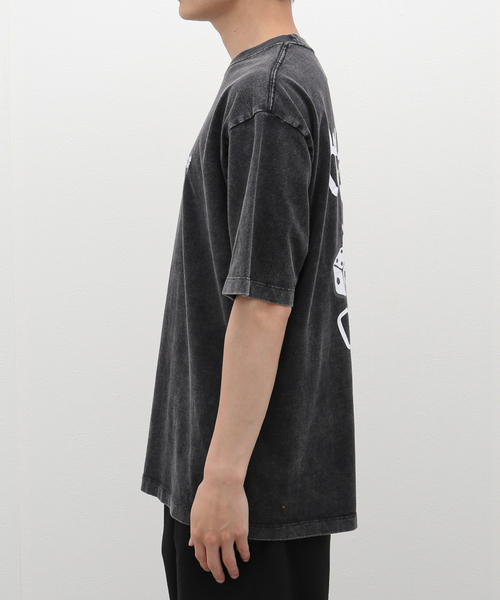 B.C STOCK（ベーセーストック）の「BEN DAVIS (ベンデイビス) ball powder Tシャツ（Tシャツ/カットソー・メンズ・ブラック/ホワイト・LARGE/MEDIUM）」の7枚目の写真