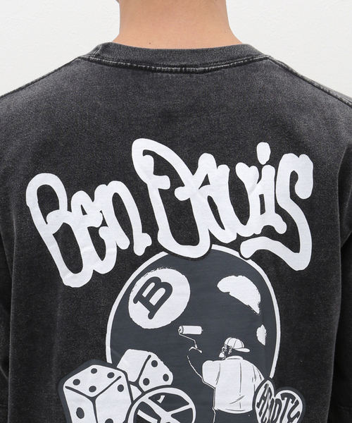 B.C STOCK（ベーセーストック）の「BEN DAVIS (ベンデイビス) ball powder Tシャツ（Tシャツ/カットソー・メンズ・ブラック/ホワイト・LARGE/MEDIUM）」の10枚目の写真