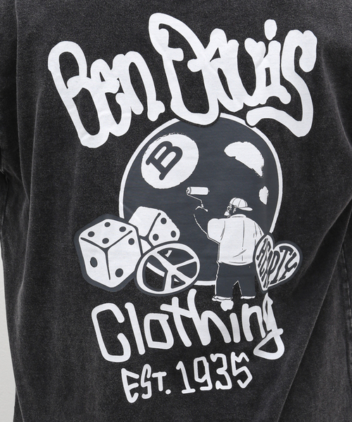 B.C STOCK（ベーセーストック）の「BEN DAVIS (ベンデイビス) ball powder Tシャツ（Tシャツ/カットソー・メンズ・ブラック/ホワイト・LARGE/MEDIUM）」の15枚目の写真