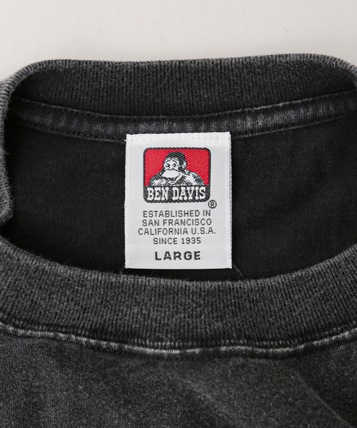 B.C STOCK（ベーセーストック）の「BEN DAVIS (ベンデイビス) ball powder Tシャツ（Tシャツ/カットソー・メンズ・ブラック/ホワイト・LARGE/MEDIUM）」の19枚目の写真