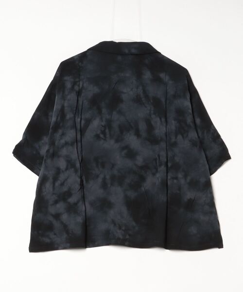 SUNNY SPORTS(サニースポーツ)の「SUNNY SPORTS / サニースポーツ TIE-DYE BOX SHIRTS タイダイ ボックスシルエット レーヨン半袖シャツ(シャツ/ブラウス・メンズ・ブラック/ベージュ・MEDIUM/LARGE/X-SMALL)」の3枚目の写真