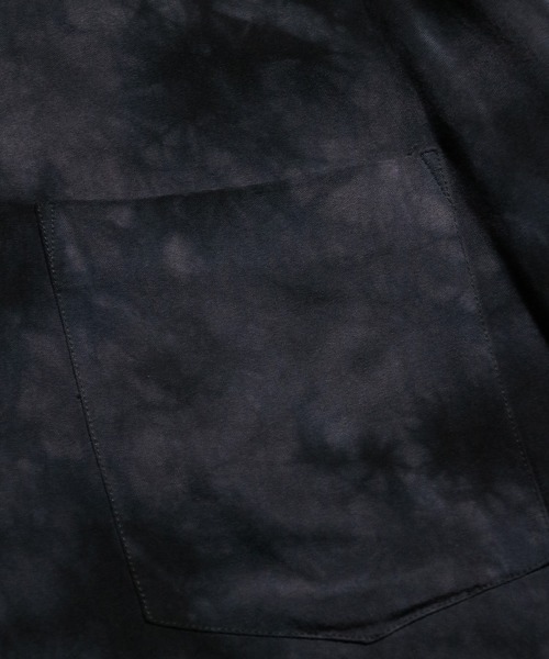 SUNNY SPORTS(サニースポーツ)の「SUNNY SPORTS / サニースポーツ TIE-DYE BOX SHIRTS タイダイ ボックスシルエット レーヨン半袖シャツ(シャツ/ブラウス・メンズ・ブラック/ベージュ・MEDIUM/LARGE/X-SMALL)」の8枚目の写真