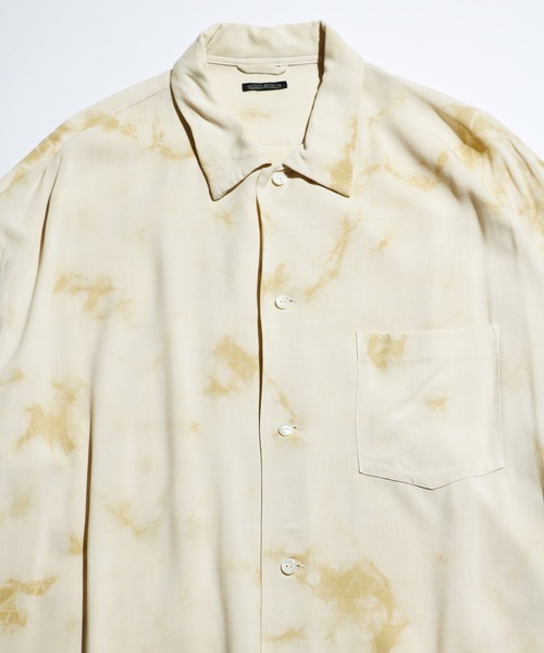 SUNNY SPORTS(サニースポーツ)の「SUNNY SPORTS / サニースポーツ TIE-DYE BOX SHIRTS タイダイ ボックスシルエット レーヨン半袖シャツ(シャツ/ブラウス・メンズ・ブラック/ベージュ・MEDIUM/LARGE/X-SMALL)」の17枚目の写真