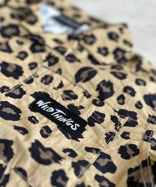 WILD THINGS(ワイルドシングス)の「【WILD THINGS】別注S/Sシャツ(100~150cm)(シャツ/ブラウス・キッズ・ベージュ/グリーン・100/110/120/130/140/150)」の5枚目の写真