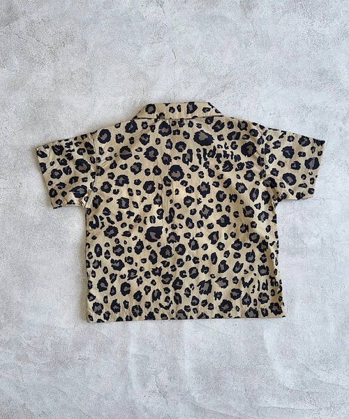 WILD THINGS(ワイルドシングス)の「【WILD THINGS】別注S/Sシャツ(100~150cm)(シャツ/ブラウス・キッズ・ベージュ/グリーン・100/110/120/130/140/150)」の6枚目の写真