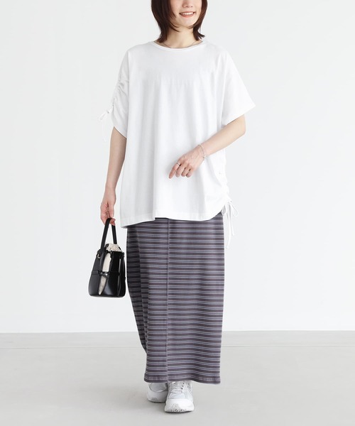 tシャツ ドロストアシメワンピース レディース アシメドロストTシャツ』（Tシャツ/カットソー）｜n'OrLABEL