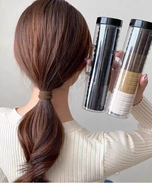 E&C closet…（イーアンドシークローゼット）の「ヘアゴム20点セット（ヘアゴム・レディース・ブラック/ブラウン/レインボー/マルチ・FREE）」の16枚目の写真