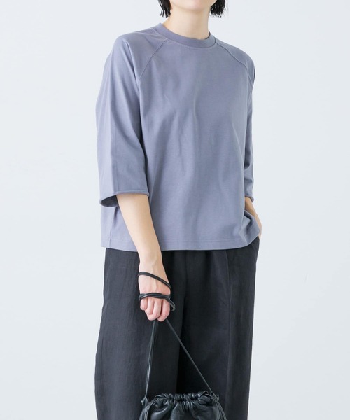 tシャツ 5分袖ラグランカットソー レディース かぐれ tシャツ 5分袖ラグランカットソー レディース : ZOZOTOWN