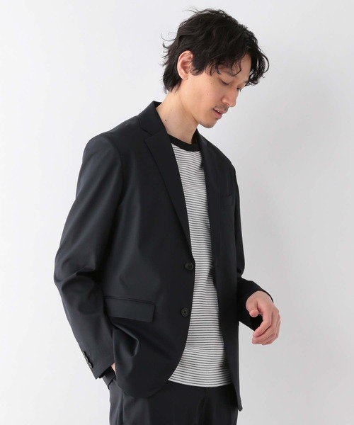 GLOBAL WORK(グローバルワーク)の「WWS 洗える速乾ジャケット/114167(テーラードジャケット・メンズ・ブラック/ダークブルー/チャコールグレー・MEDIUM/SMALL/LARGE)」の3枚目の写真
