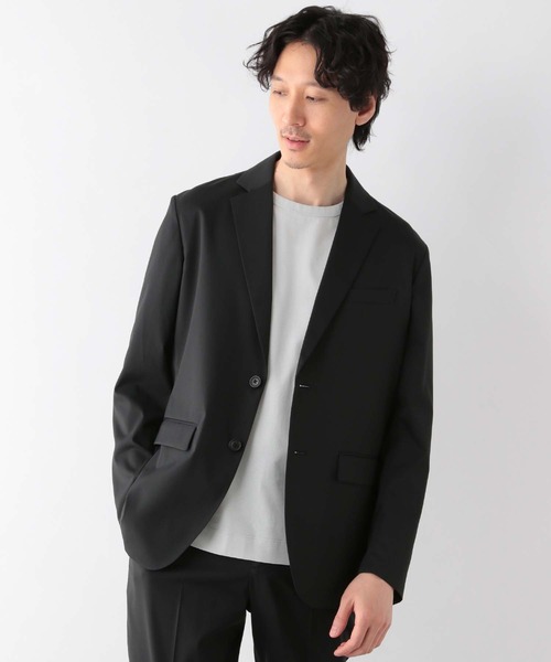 GLOBAL WORK(グローバルワーク)の「WWS 洗える速乾ジャケット/114167(テーラードジャケット・メンズ・ブラック/ダークブルー/チャコールグレー・MEDIUM/SMALL/LARGE)」の2枚目の写真