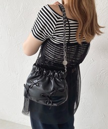 【apres jour×ARIAZ】リボンチェーンショルダーバッグ