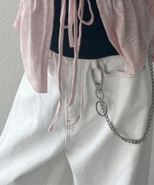 デニムワイドレッグパンツ ホワイト刺繍 楽天市場】ダンス衣装 デニム パンツ レディース 白パンツ 刺繍