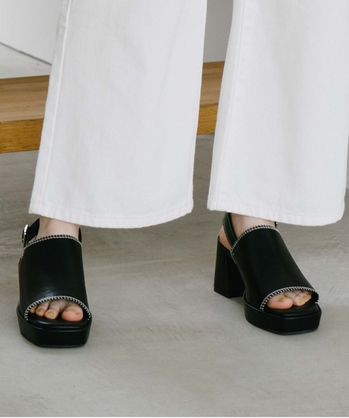 archives（アルシーヴ）の「ストームバックバンドサンダル（サンダル・レディース・ブラック/アイボリー・MEDIUM/LARGE）」の6枚目の写真