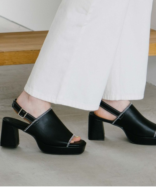 archives（アルシーヴ）の「ストームバックバンドサンダル（サンダル・レディース・ブラック/アイボリー・MEDIUM/LARGE）」の5枚目の写真